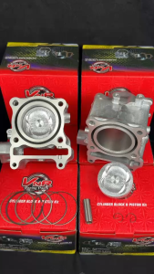 เสื้อพร้อมลูกPCX160 เสื้อสูบพร้อมลูกสูบ PCX160/LEAD/GIORNO 125 ใส่ขนาดลูก60-62-63มิล ปอกนอก 68 มม. งานสวยเนียน👍