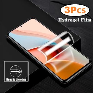 3Pcs Hydrogel Film For Xiaomi Redmi 14C 14R 13 13x Turbo 4 A5 A4 A3x A3 Soft Screen Protector