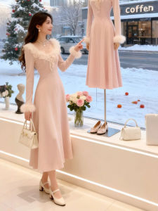CHANGTONG | French Style Soft Flattering Knit Dress