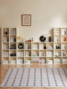 WEISHA | White Modular Wooden Bookshelf