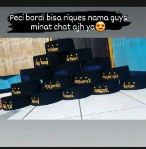 peci songkok anak president tinggi 9 cm