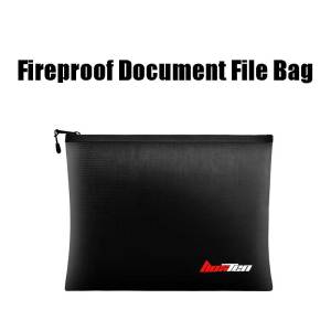 Fireproof Document Bag Fireproof Safe Storage For File Folder Waterproof Document Envelope