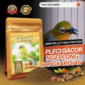 Pakan Burung Pleci Mini Pellet Extra Protein Bikin Gacor