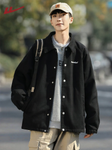 Warrior | Corduroyed Winter Jacket Casual Workwear Style Baseball Top