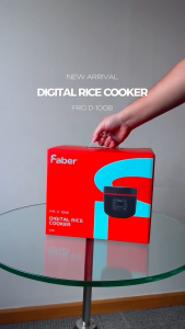 Faber 8 Auto Menus Digital Smart Rice Cooker | FRC D-1008 (24h Timer Non Stick Porridge Soup Cooker Periuk Nasi)