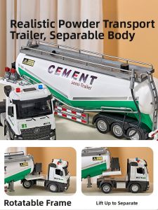 JUANNUO | Alloy Spray Water Transport Toy Truck