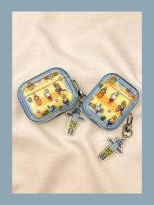 Fun Cartoon Bikini Island Clownfish AirPods 4 Protective Case Wireless Bluetooth  pro Earphone Cover Second Generation