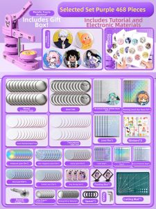 NUOXUNDE | Childrens DIY Badge Making Machine Gift