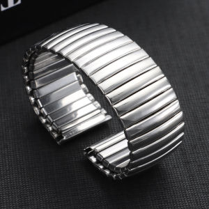 Stainless Steel Watch Band for Seiko Elastic Strap 12mm 14mm 16mm 18mm 20mm 22mm Universal Women Men Metal Watchstrap Bracelets