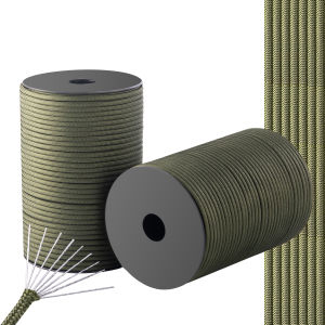 Diameter 4MM 9-core roll pack 50M rope suitable for tent reinforcement wind rope reinforcement bracelet DIY weaving backpack bi