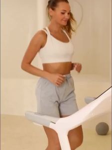 Quần Short Nữ Mùa Hè Rộng Rãi Thoáng Khí Thời Trang Có Dây Rút Quần Thể Thao Quần Jogger Quần Đi Biển Lưng Cao