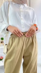 MK Womens Casual Long Pants Women Strong Elastic Long Casual Pants Celana Panjang Wanita Seluar Trousers  [P20/833]