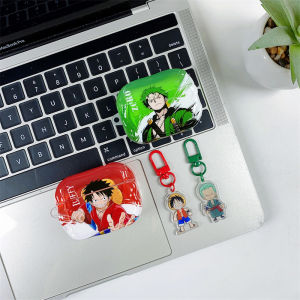 Anime Pirate King Luffy Sanji Cover for Airpods4 Pro2 Protective Shell Cute Japanese Style Soft Case for Apple Bluetooth Earphone