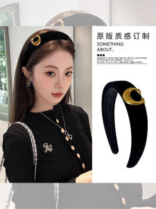 Korean Style Velvet Hairband Womens High Hairline Pressed Hair Headband Stylish Hair Clip Versatile Outdoor Hair Accessories