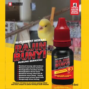 RAJIN BUNYI SPESIAL BURUNG KENARI - VITAMIN BURUNG LANGSUNG GACOR