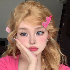 【♡Lovely girls house♡】3Pcs Y2K Sweet Cool Cute Pink Letters Duckbill Hairpins Hair Clip for Women Girls Lovely Barbie Metal Hair Accessories