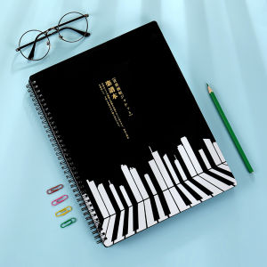 Non-Glare Music Staff Clip for Piano Guitar Guzheng Black A4 Sheet Music Clip Vocal Song Lyrics Folder Music Notation Folder