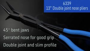 King Tony Double Joint Long Nose Pliers