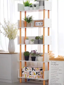 ชั้นวางหนังสือชั้น 5 /4/3/2 หลายชั้น ชั้นวางของ ชั้นวางหนังสือ เด็กตู้หนังสือห้องนอ เข้ากับบ้านสไตล์เรียบง่าย ขนาดเล็กประหยัดพื้นที่