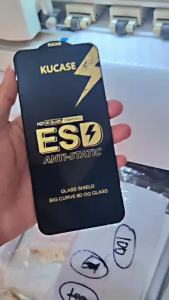 Tempered Glass Poco F7 5G Anti Gores Kaca ESD Anti Static Full Layar
