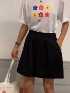 🔥品质 精选🔥✇♚™  大码女装2023胖mm时尚气质百搭收腰显瘦遮肉西装阔腿短裤