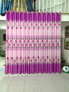 Rèm gấm hồng hoa dây 1 mặt rèm cửa sổ cửa chính ngăn phòng decor phòng xinh xỉu chất mềm sóng suôn