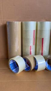 6 ม้วน เทปกาวหนา 45 ไมครอน ยาว 45 หลา กว้าง 2