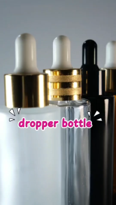 ขวดแก้วสีชา GB20-T*20-60ml ฝาดรอปเปอร์ หัวบีบหยด ใส่เซรั่ม ขวดแบ่ง พร้อมส่งจากไย ราคาถูก