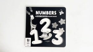 Numbers 123 High Contrast Board Book To Learn with Beautiful Illustrations For Toddlers