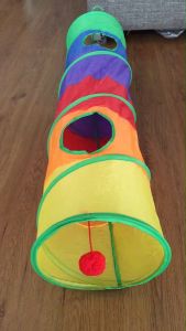 อุโมงค์สัตว์เลี้ยง อุโมงค์แมว ของเล่นแมว แบบตรง อุโมงค์ของเล่น คลายเครียด และเพิ่มความสนุกให้กับน้องๆ เหมาะกับน้องแมว และสุนัข สินค้าพร้อมส่งในไทย