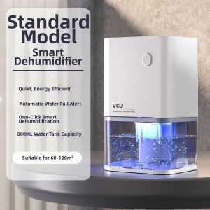 Quiet Indoor Home Use Humidity Controller Small Size Wet Absorption Air Purifier Desktop Dehumidifier A2971 Semiconductor
