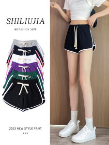 Quần Short Thể Thao Nữ Cạp Cao Rộng Rãi Mùa Hè Mỏng Chạy Bộ Ngoài Trời Tập Thể Dục Mặc Ở Nhà Quần Áo Ngủ