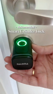READY TaffHOME S1-B60 Smart Door Lock Kunci Pintu Rumah Sidik Jari Fingerprint Password Kartu Alarm