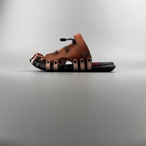 Casual Summer Mens Sandals Anti-Slip Driving Two-Way Wear Beach Shoes Slip-On Flat Heel Durable EVA Material Outdoor Leisure