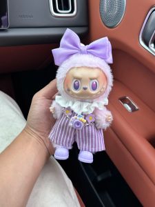 Labubu Lucky Doll Clothes 17cm Soft Plush Polyester Fiber Cute Style Universal for Boys And Girls Playable Dolls in Stock