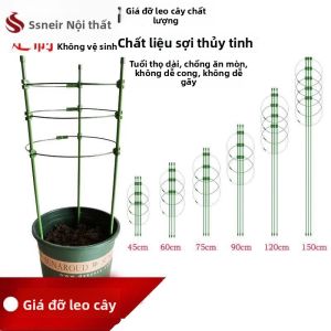 Garden Support Ring Frame Climbing Trellis Iron Fixation