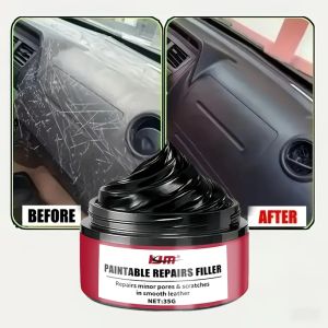 KJM Car Paintable Repair Filler - 35G Universal Scratch Remover Long-Lasting Restorer for Car Surfaces Fast-Drying Formula