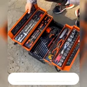 REAIM 85pcs Tool Set Socket Wrench Set Tool box Hardware Hand Tools screwdriver wrench pliers saw Heavy Duty Car Motorcycle Repair Tools