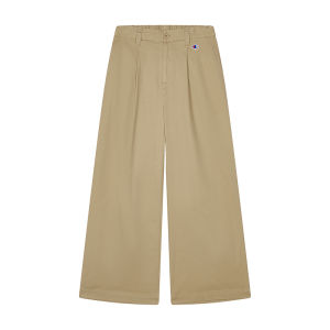 Champion | Embroidered Solid Color Relaxed Straight Leg Pants Winter