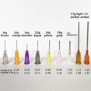 ZHUOLIDE | Precision Plastic Steel Nozzle for Glue Dispensing Machine UV Glue Nozzle Non-Detachable