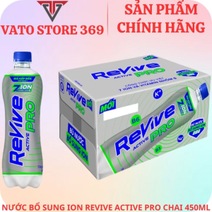 Nước uống điện giải REVIVE thể thao active pro chai 450ml (thùng/gói)