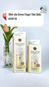Bình sữa Green Finger Hàn Quốc chính hãng cho bé 160ml/280ml [Được chọn núm S/M/L/LL]