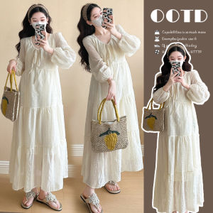 Elegant and Slender Pregnant Dress Mid-length