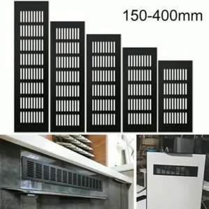 Ventilation Grille Air Vent Grille Ventilation Cover Wardrobe 100mm 150-400mm 150mm-400mm 1pc Rectangular Aluminum Alloy