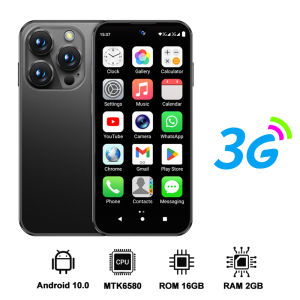 Official SERVO 3G/4G Mini Smartphone Android System 2/6GB+16/128GB Play Store WiFi Hotspot 3.88" Small 2 SIM Pocket Smart Phones