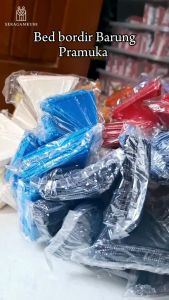 BED BORDIR BARUNG 1 KODI / BED BARUNG SERAGAM PRAMUKA