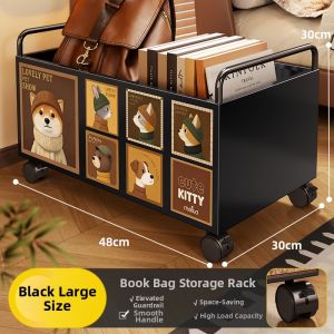 evesigar | Wheeled & Movable Book Storage Box