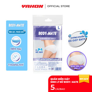 Set 5 Quần Lót NGUYỆT SAN BODY-MATE | Đã Giặt Sạch Tiện Lợi Thoải Mái | Quần Lót SINH LÝ