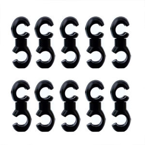 10pcs/set Bike Cross Line Clips Mountain Road Bicycle Brake Gear Cable S Style Clips Cycling Replacement Parts