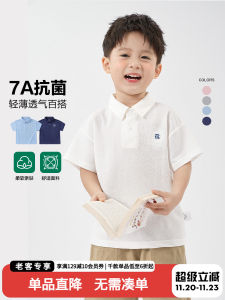 Boys Short Sleeve POLO Shirt T-Shirt Summer Wear Half Sleeve Trendy Childrens Clothing Baby Kids Fashionable Top for Boys